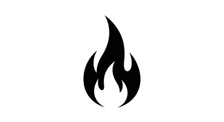 Download flame icon vector illustration fire symbol hot design element burning bonfire heat blaze logo 100px vector