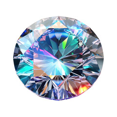  Luxury - Shining solitaire vivid yellow diamond clear and brilliant cut on transparent background