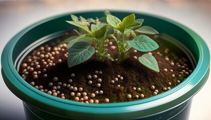fertilizer designed for improving the growth of plants and flowers enriched with phosphorus and potassium to promote healthy development