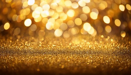 gold glittering bokeh glamour background