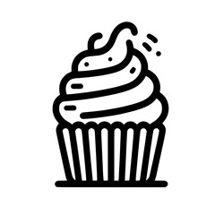 cupcake vector illustration