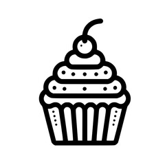 cupcake vector illustration
