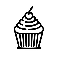 cupcake vector illustration