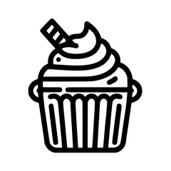cupcake vector illustration