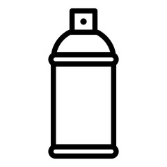 Aerosol icon. Vector line icon