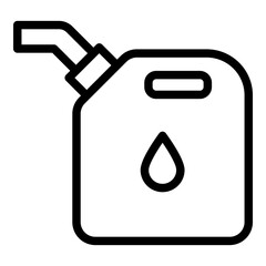 Gasoline icon. Vector line icon