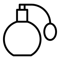 Perfume icon. Vector line icon