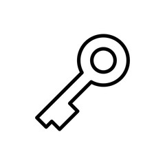 Key icon symbol for apps and websites. Key sign and symbol. keys vector