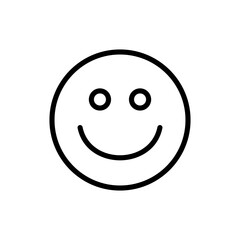 Smile icon symbol for apps and websites. smile emoticon icon. feedback sign and symbol