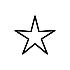 Obraz premium Star icon symbol for apps and websites. rating sign and symbol. favourite star icon