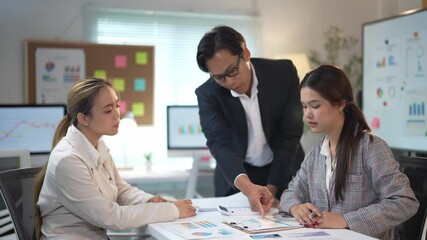 Business team having heated discussion during meeting - Powered by Adobe