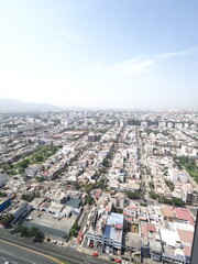Fototapeta premium aerial view of the city