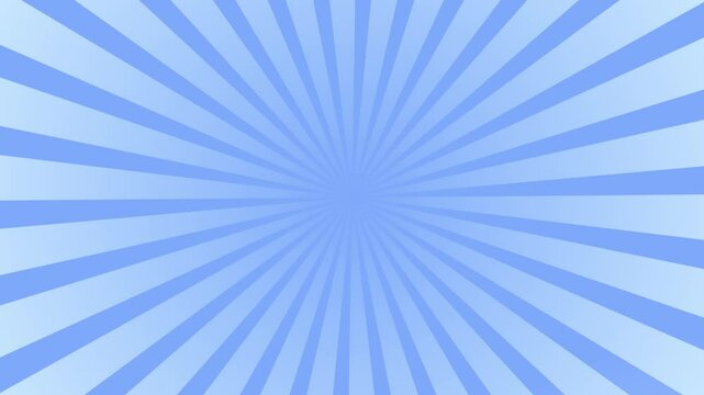 Looping blue rays background
