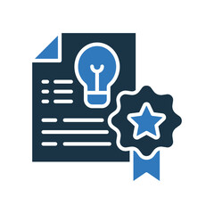 Patent mixed color icon