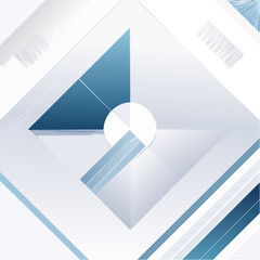 Seamless geometric vector pattern, clean minimal lines and repeating abstract shapes, modern 