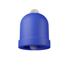 High quality 3D rendered business icon bell collection with transparent background.