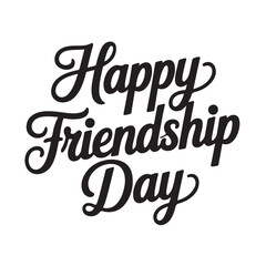 Joyful friendship day celebration with colorful vector illustrations