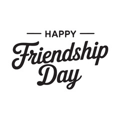 Happy friendship day celebration with colorful abstract elements