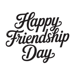 Vibrant friendship day celebration with diverse people and symbols