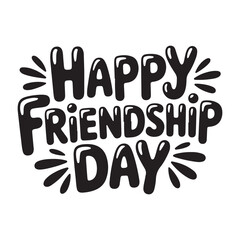 Vibrant friendship day celebration with diverse color palette