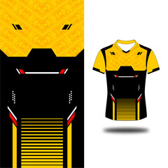 kit sport yellow pattern design