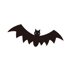 Fototapeta premium 飛んでいるコウモリのイラスト