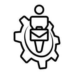 recruitment Line Icon