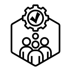 recruitment Line Icon