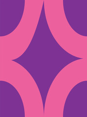 Abstract geometric pattern in purple and pink. Vector illustration