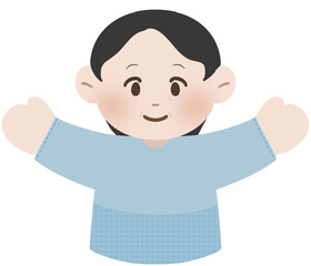 Hand Puppet Set Drawing Illustration 12