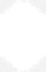 snow flakes frame, winter christmas background, snowfall frost border isolated on white or transparent