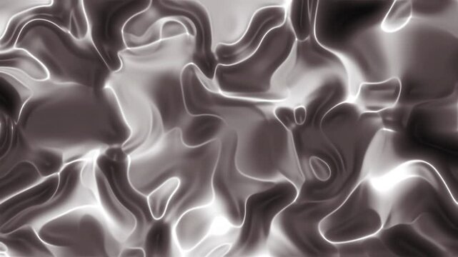 Padr&atilde;o Abstrato em Tons de Cinza - Textura Fluida