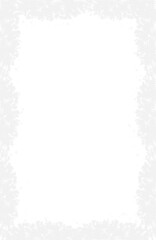 Fototapeta premium Christmas frame background with snowflakes, Winter snowfall ice border 