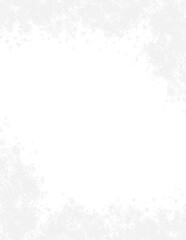 Winter Snowflakes Frame Border, Snowfall Ice Background, Christmas Decoration Template.