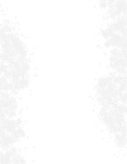 Winter Snowflakes Frame, Snowfall Ice Background, Christmas Decoration Template.