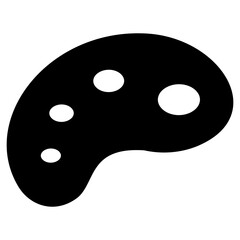 paint palette, drawing, tool, brush icon