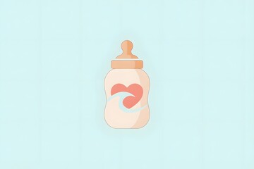 Fototapeta premium baby pacifier and dummy