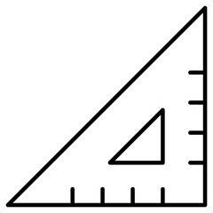 ruler, scale, measurement, length icon