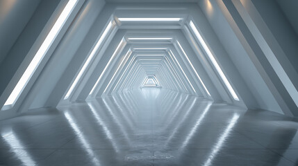 Obraz premium moving escalator in a modern building