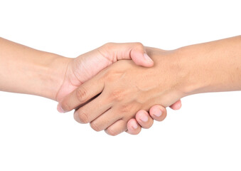 handshake isolated on transparent background