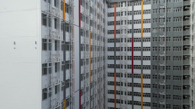 Choi Hing Light Public Housing Estate Urban View Hong Kong June 22 2025