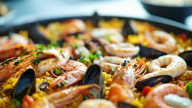 cooked mussels with garlic and parsley, tapas, spanish food