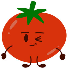 음식 토마토 캐릭터