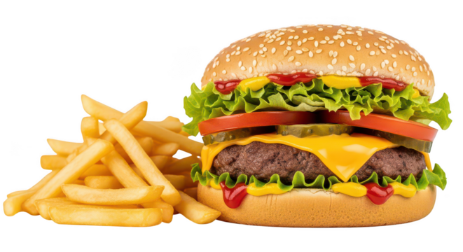 Juicy Cheeseburger Fries - Powered by Adobe