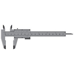 Slide Caliper Vector Set For Engineering Design