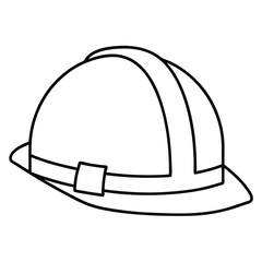 vector illustration of a helmet