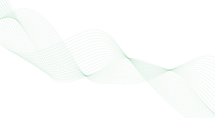 Light color wavy curve line technology concept background. Frequency soundwave backdrop. Business curve lines on transparent background. Modern background design.