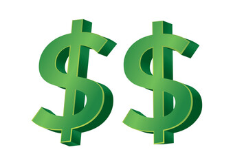 Brown money bag tied with a string, prominently featuring a black dollar sign, representing savings and financial abundance against a clean background