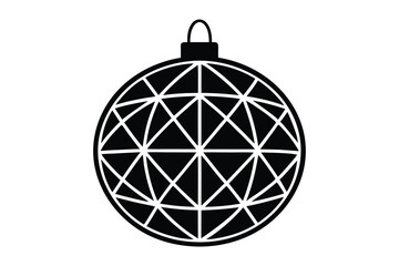 Merry Christmas Ball Ornaments Decoration Design