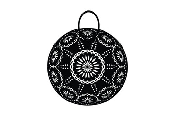 Merry Christmas Ball Ornaments Decoration Design